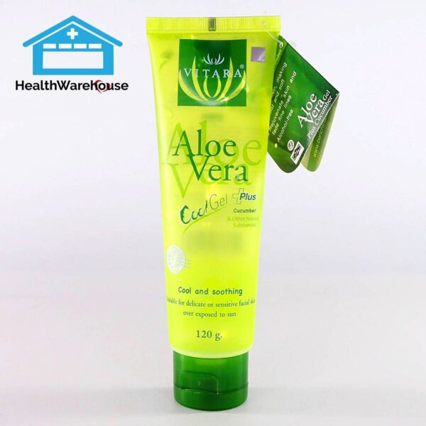 Aloe Vera Cool Gel Plus Cucumber 120 g Cool and Soothing - Health Warehouse